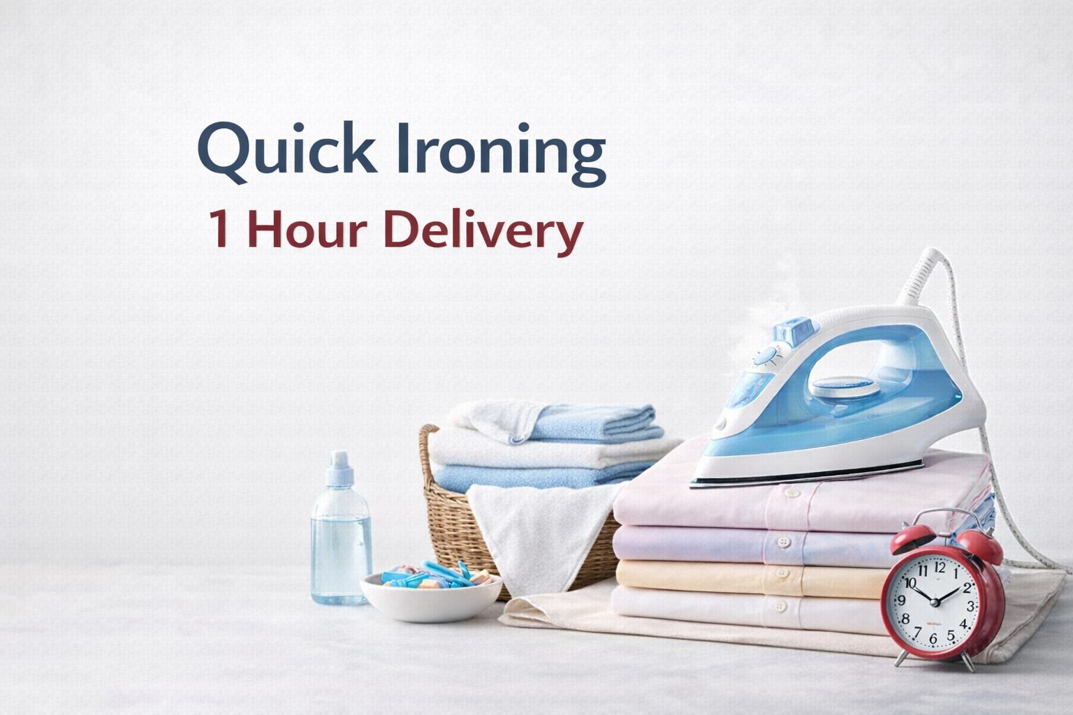 Quick Ironing-one hour delivery